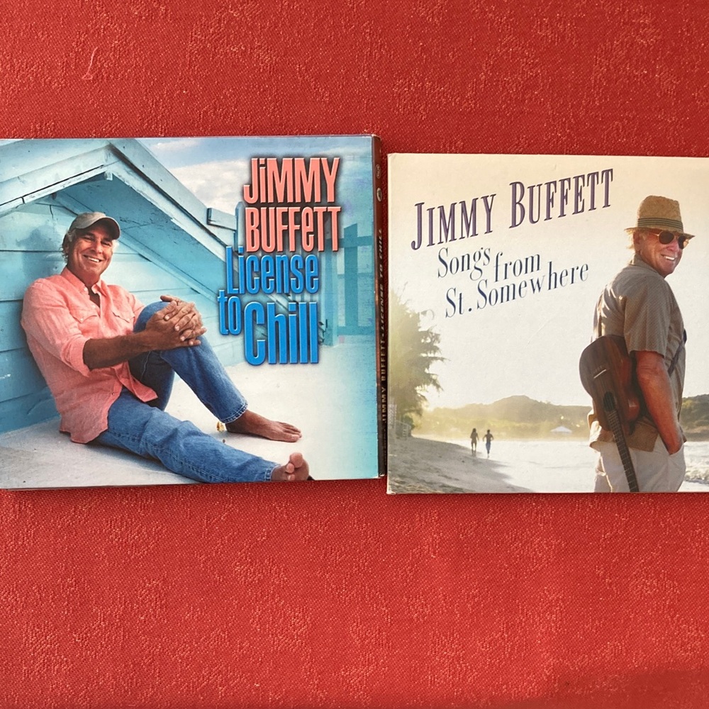 2 Jimmy Buffett CDs : Songs from St Somewhere + License to Chill